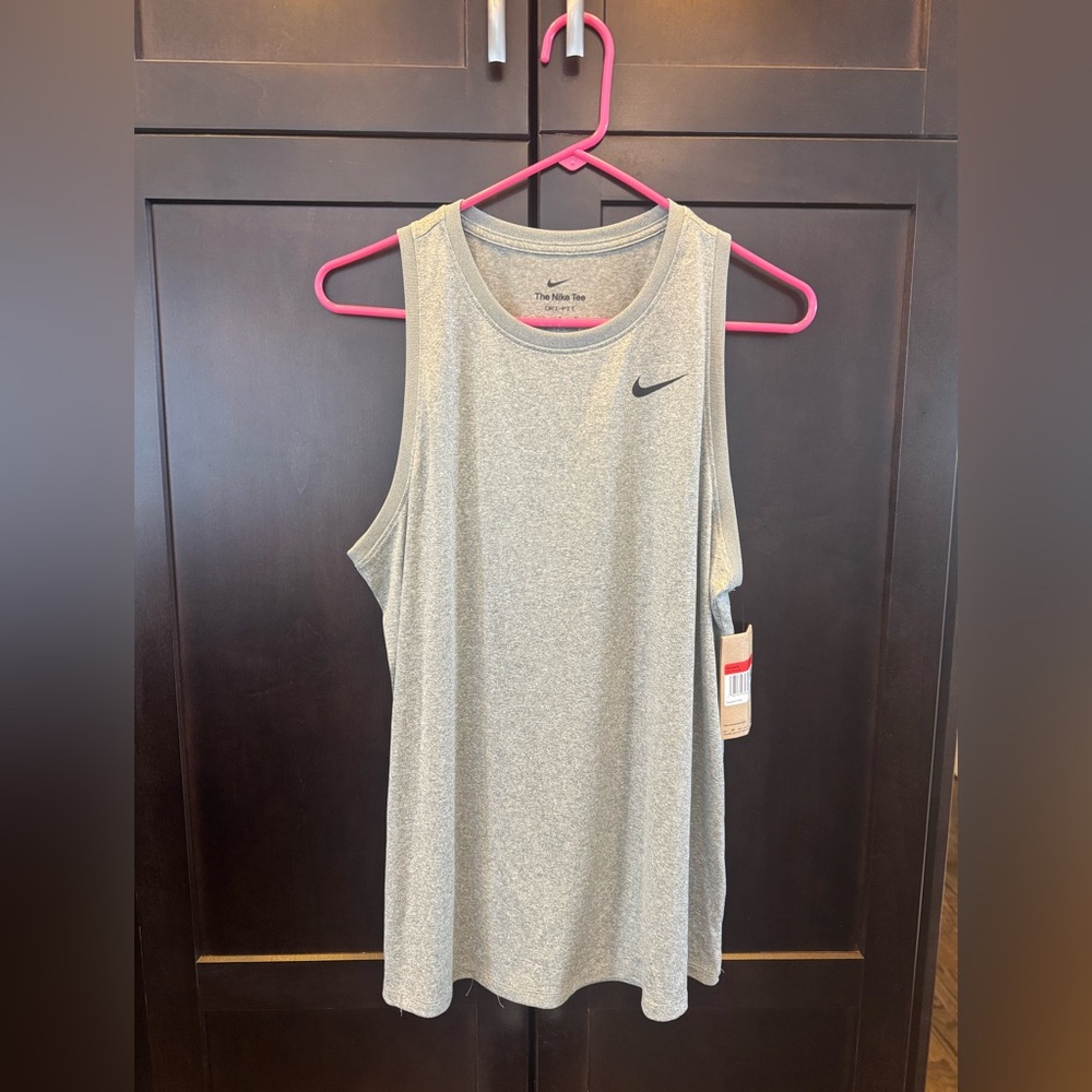 Nike Women's Heather Gray Tank Top
